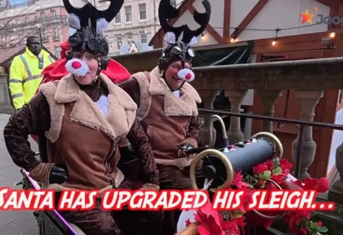 Joy Riding Reindeer